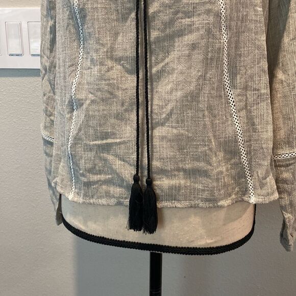 NWT DL1961 Long Sleeve Gray Top Size S - Picture 4 of 10